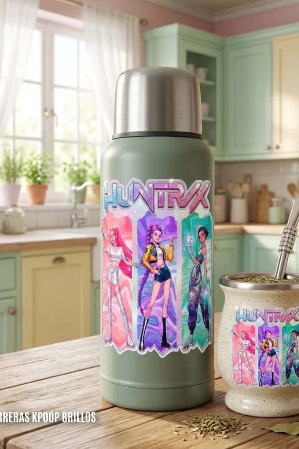 STICKERS GUERRERAS KPOP BRILLOS