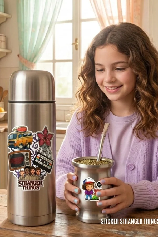 STICKERS STRANGER THINGS Y SU MUNDO