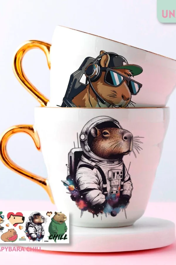 DTF UV - CAPYBARA CHILL