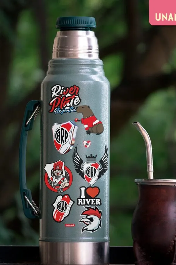 VINILO DECORATIVO - STICKER River Pasion- 7120