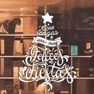 ÁRBOL MUY FELICES FIESTAS