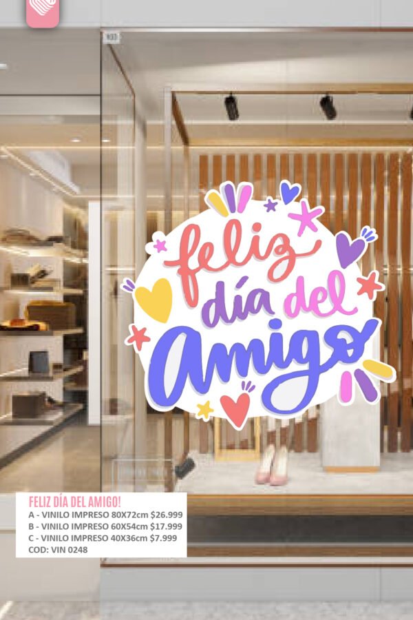 0248 - FELIZ DIA DEL AMIGO COLORES!