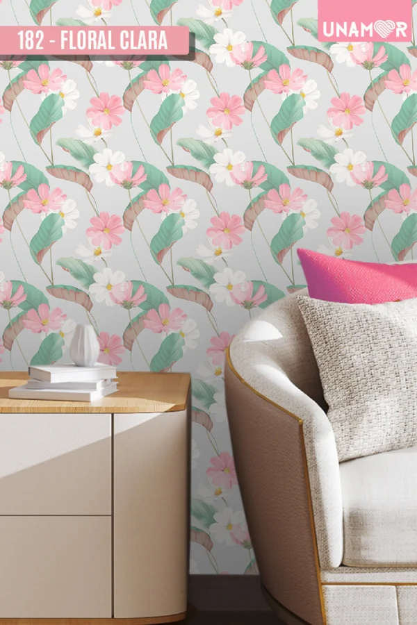 VINILO MULTIUSOS FLORAL CLARA