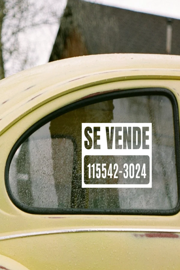 Cartel en vinilo Se Vende