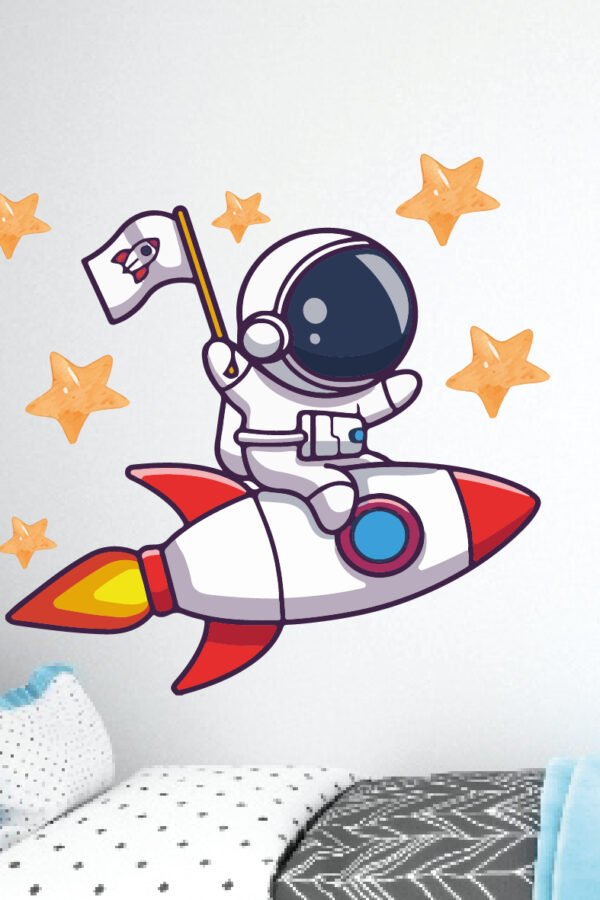 vinilo de astronauta