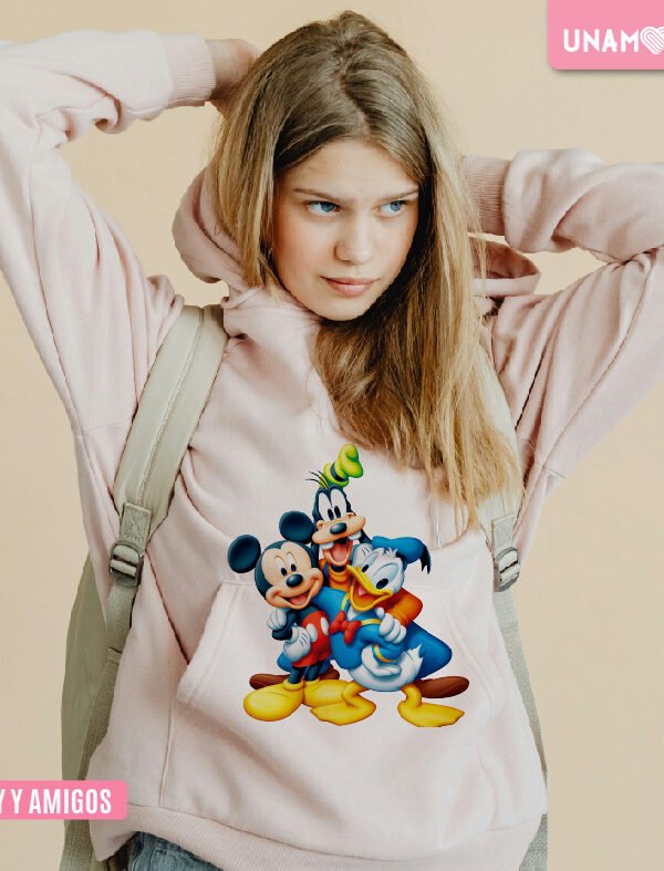 ESTAMPA TEXTIL - MICKEY Y AMIGOS