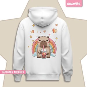 ESTAMPA TEXTIL - CAPYBARA ARCO IRIS