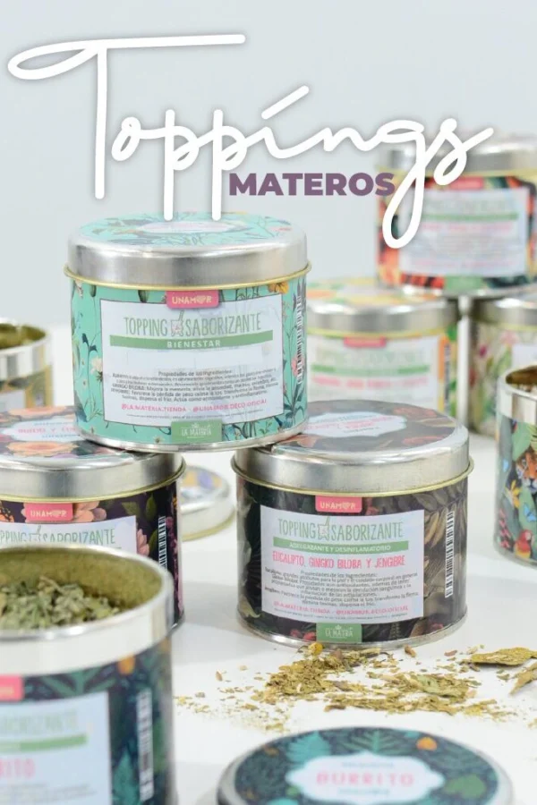 TOPPINGS MATEROS X 10 latas variadas