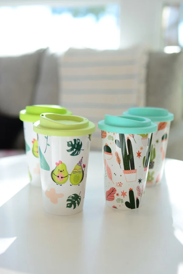 VASO TERMICO CON TAPA