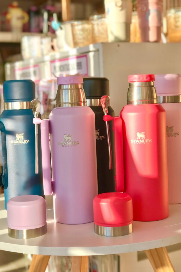 TERMO ACERO INOX 1L CON BOMBILLA.