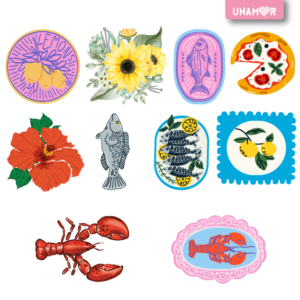 STICKERS INDIVIDUALES X10 - MAR