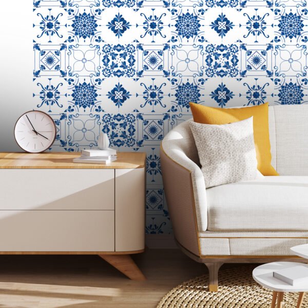 AZULEJOS DE VINILO ADHESIVO - AZUL MARRUECOS - 5500
