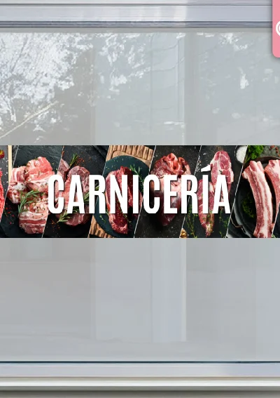 VINILO DECORATIVO - CARTEL CARNICERÍA - 5089