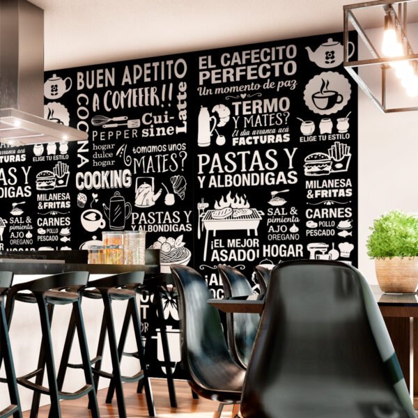 VINILO DECORATIVO - COCINA LETTERING NATI