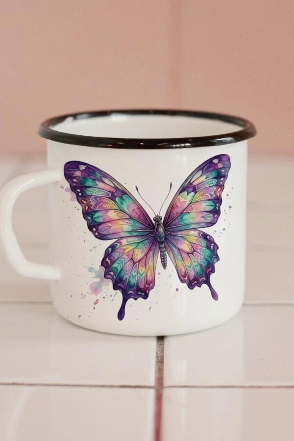 DTF UV INDIVIDUAL - MARIPOSA ACUARELA