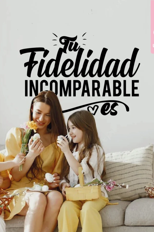 VINILO DECORATIVO - TU FIDELIDAD - 9076