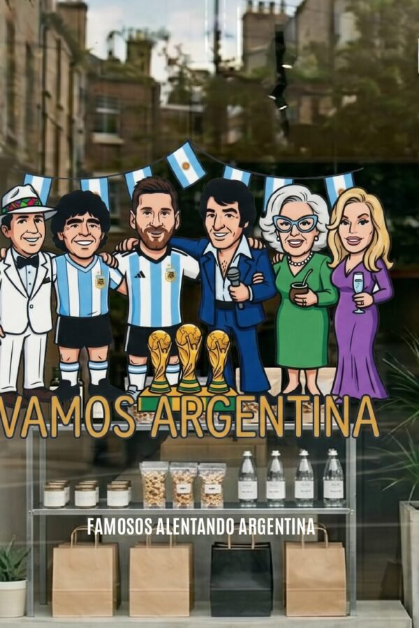 FAMOSOS ALENTANDO ARGENTINA