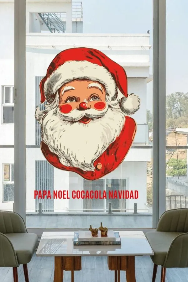 VINILO DECORATIVO - PAPANOEL COCACOLA NAVIDAD - 41203
