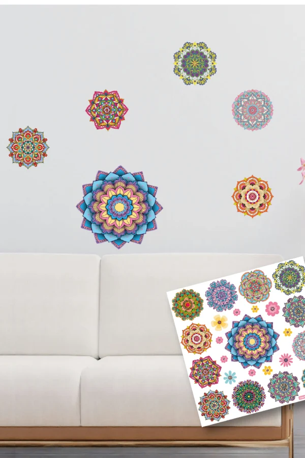 VINILO DECORATIVO - PLANCHA MANDALAS - 3117