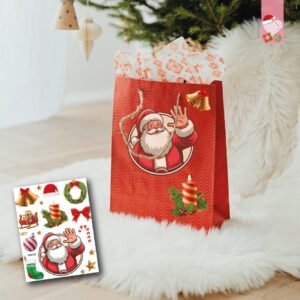 STICKERS PAPA NOEL SALUD