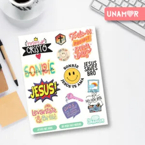 SKM 7767 - MINI STICKER JESUS