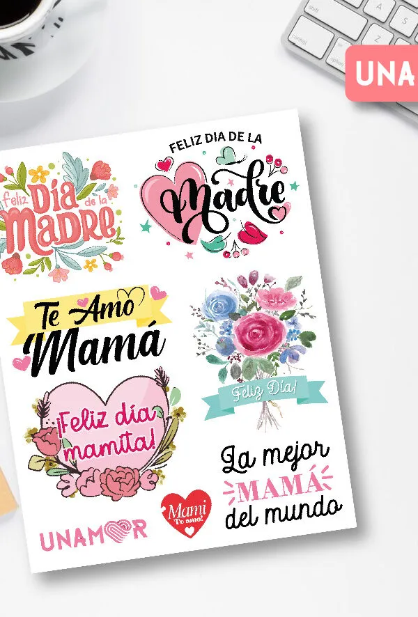 VINILO DECORATIVO - STICKER MAMA LOVE - 7714