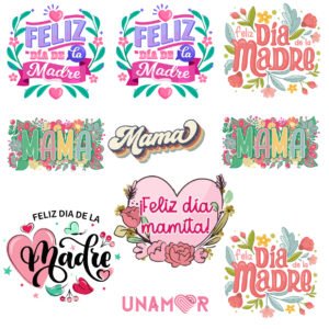 stickers dia de la madre mama