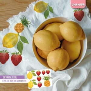 SET FRUTAL TEXTIL
