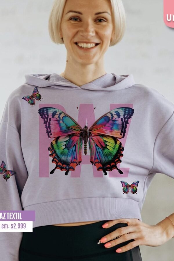 MARIPOSA PAZ DTF TEXTIL