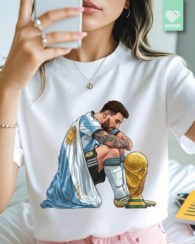 textil nuevo 06 VINILO TEXTIL - MESSI COPA