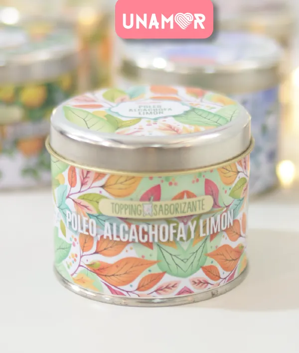 LAT 521 - TOPPING MATERO LATA - POLEO, ALCACHOFA, LIMON