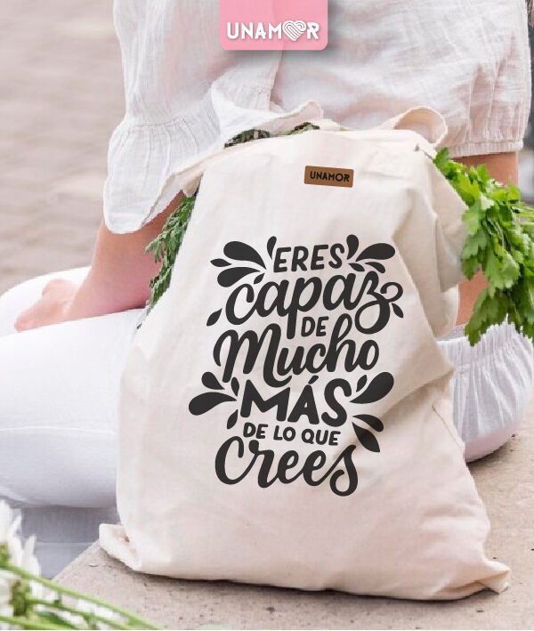 O-TOT- 2301 - TOTE BAG - ERES CAPAZ