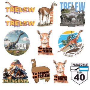 STICKERS INDIVIDUALES X10 - TRELEW