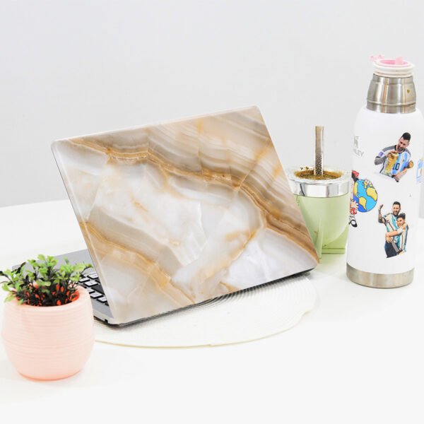 Vinilo para Notebook SKIN - simil marmol dorado vintage - 4201