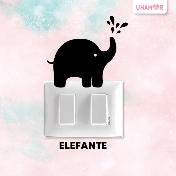 vinilos luz impresos x1 7 07 VIN LUZ 442 - ELEFANTE