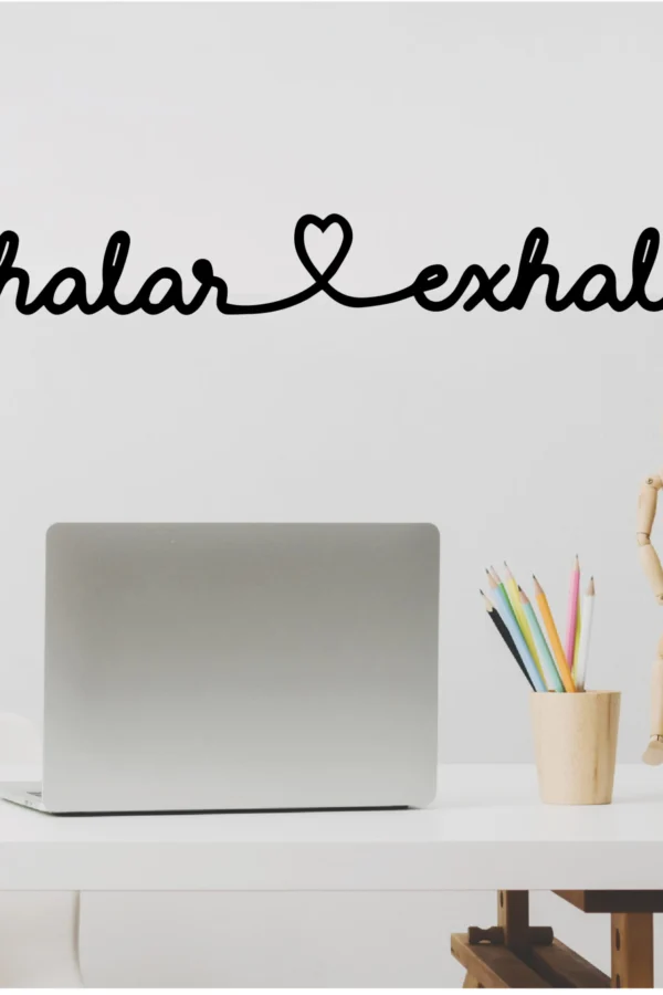 VINILO DECORATIVO - INHALAR EXHALAR - 1235