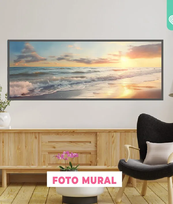 VINILO DECORATIVO - ATARDECER PLAYA - 82051