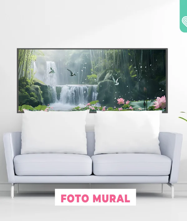 VINILO DECORATIVO - FOTOMURAL CASCADA RELAX - 82057