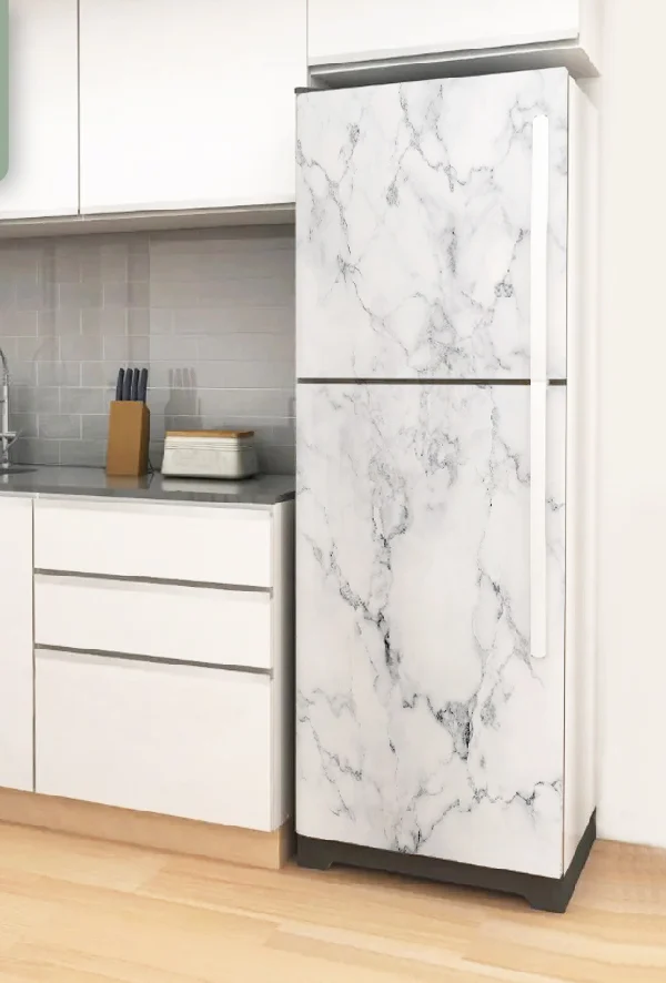 VINILO PARA HELADERA - MARMOL GRIS - H 2002