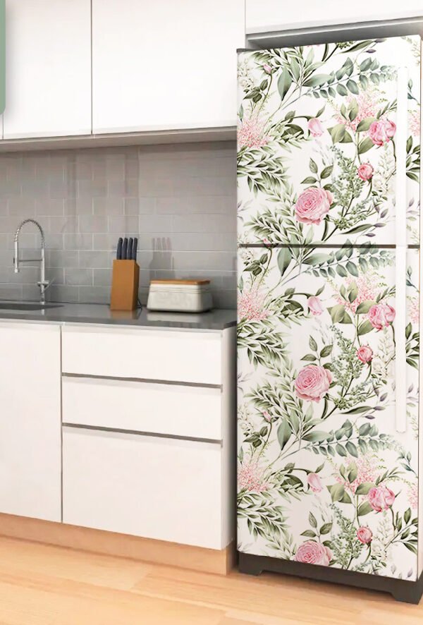 VINILO PARA HELADERA – ROSAS CHIC - H 2015