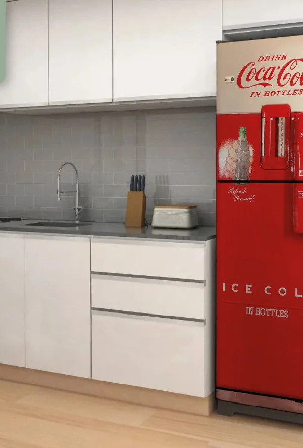 VINILO PARA HELADERA - COCA COLA - H 2054