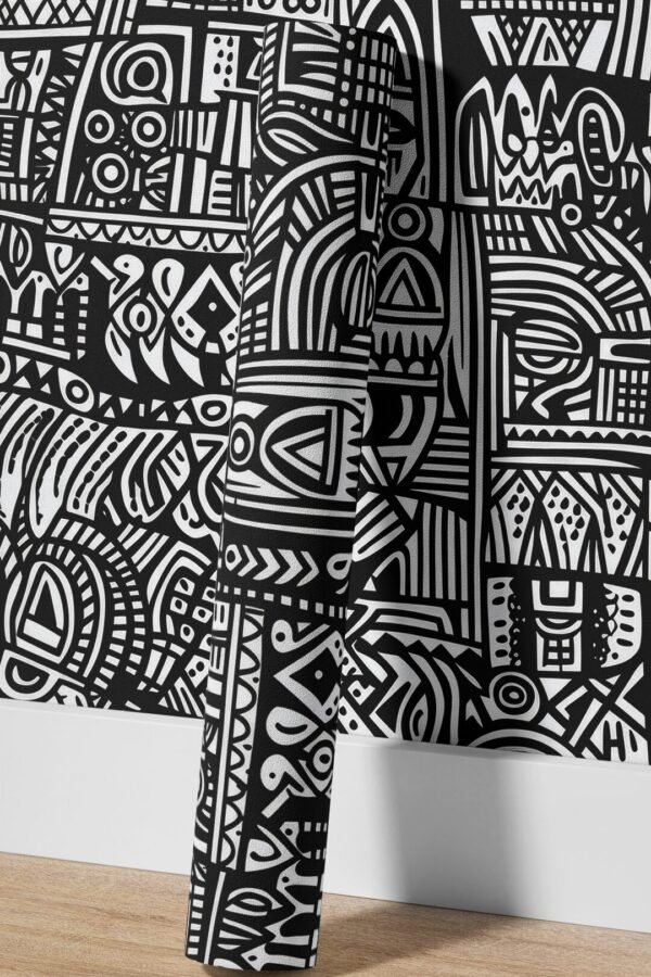 VINILO MULTIUSO - GEOMETRIC BLACK - 02