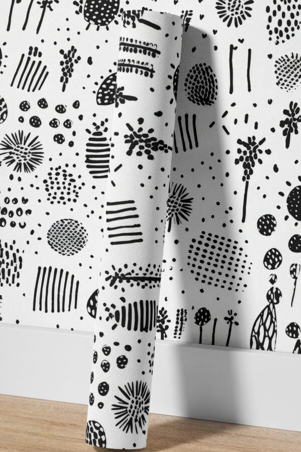 VINILO MULTIUSO GEOMETRIC BLACK