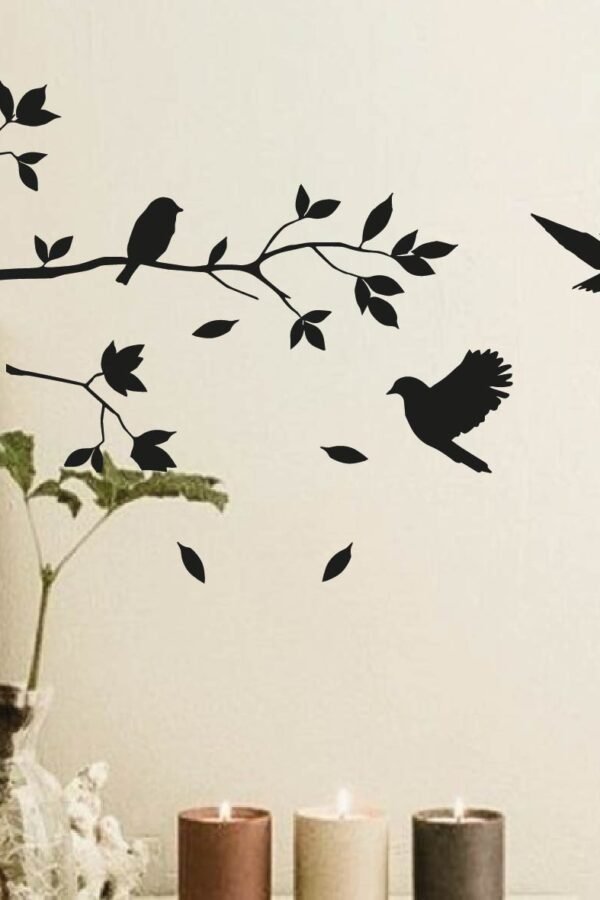 VINILO DECORATIVO - PÁJAROS PARQUE - 356