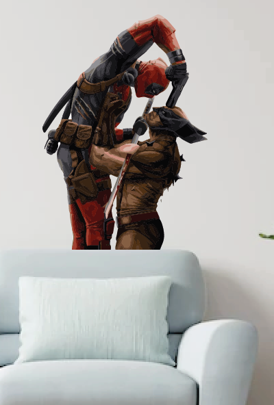 VINILO DECORATIVO - DEADPOOL Y WOLVERINE - 5560