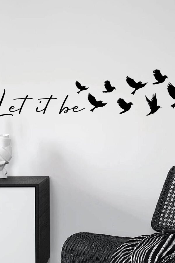 VINILO DECORATIVO - LET IT BE - 9000