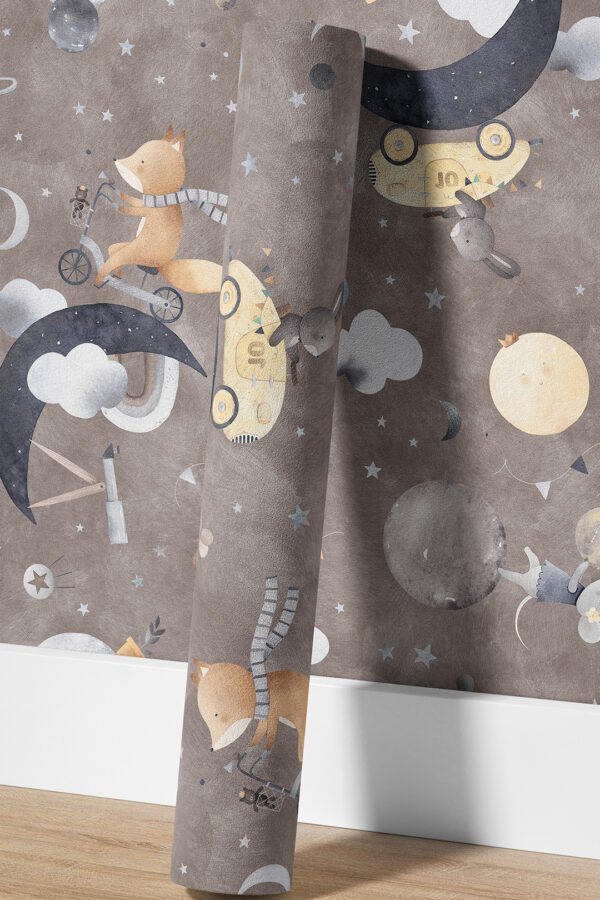 VINILO MULTIUSOS ANIMALITOS OSO LUNA 2