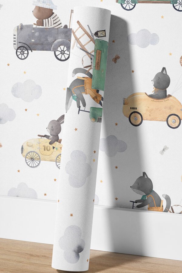 VINILO MULTIUSOS ANIMALITOS OSO AUTITOS