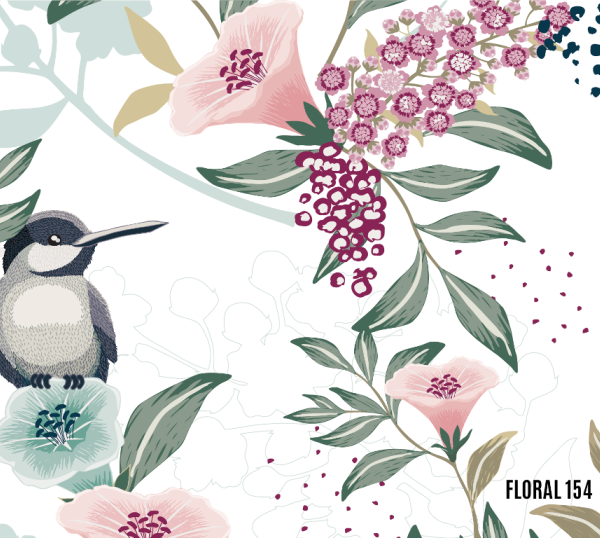 Vinilo para Notebook SKIN - FLORAL AVE - 154