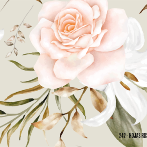 242 - SMALL - HOJAS ROSAL
